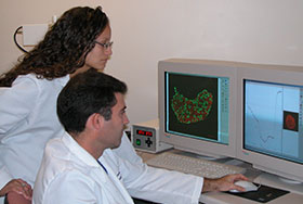 Photo of the Imaging Lab. Link to Gifts of Retirement Plans.